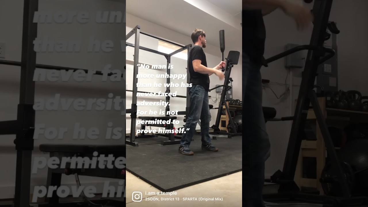 Warrior training - inside circle to outside circle to shield cast - motivational quote