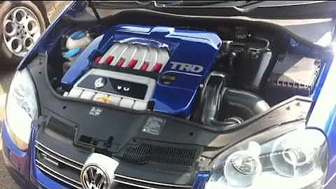 VW Golf MK5 R32 TRD Supercharged Milltek 6 Branch Manifold rev