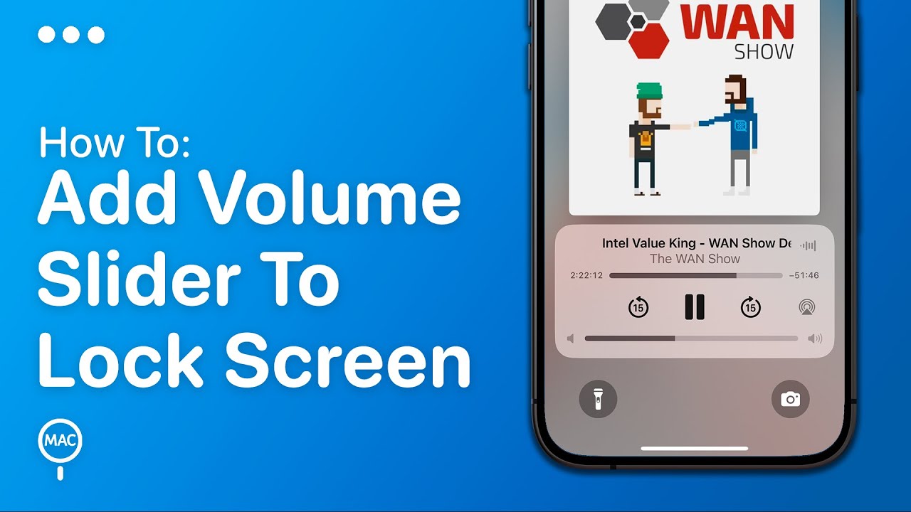 How To Add a Volume Slider to Lock Screen on iPhone | Easy Guide - YouTube