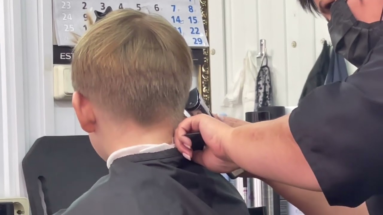 Рагор Евгеньевич 4 года: первая взрослая стрижка