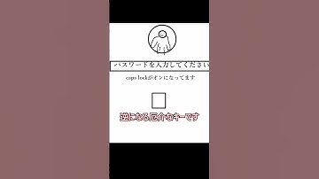 caps lockがオンになってますの対処方法！