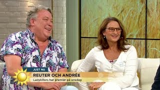 Leif Andrée: 'Det är en språkligt intelligent komedi' - Nyhetsmorgon (TV4)