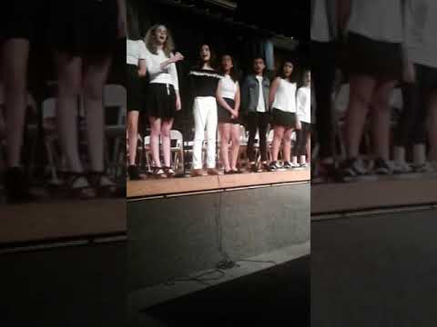 The Hasbrouck heights middle school choir