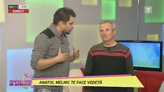 Anatol Melnic caută rimă la Moș Crăciun cu barbă sură... (Jurnal TV)