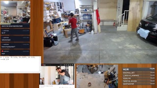 GarageStream - Making a tool wall and grooving