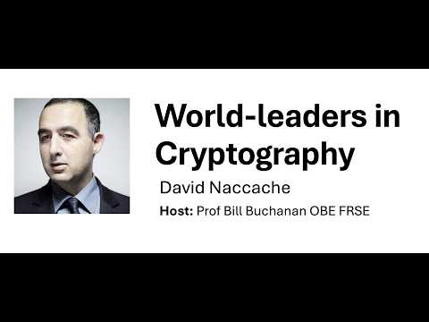 World-leaders in Cryptography: David Naccache