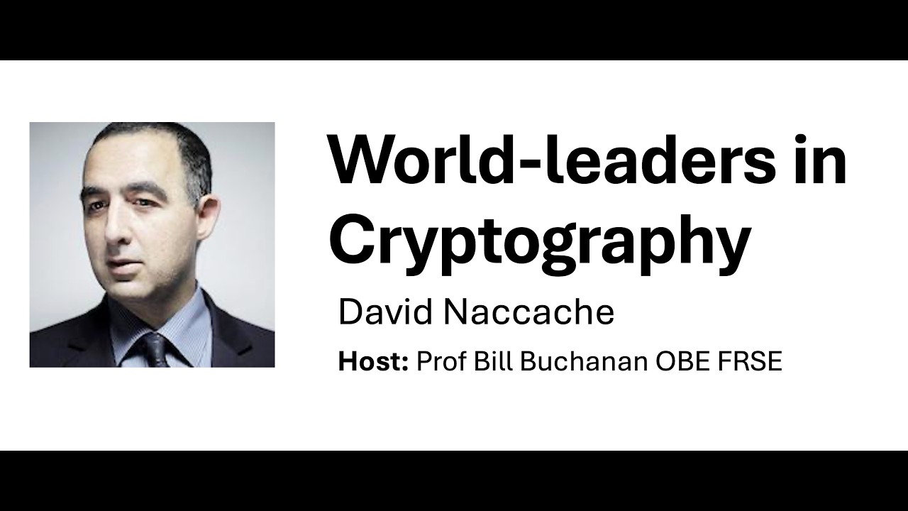 World-leaders in Cryptography: David Naccache