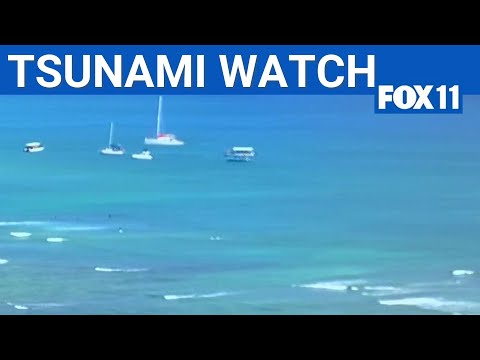 California Hawaii Under Tsunami Watches FOX 11 LA 