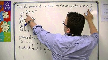 AQA Core 1 7.06b Finding the equation of a Normal to a Curve