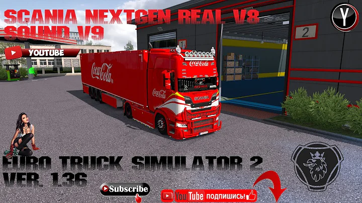 Euro Truck Simulator 2 ~ SCANIA NEXTGEN REAL V8 SOUND V9