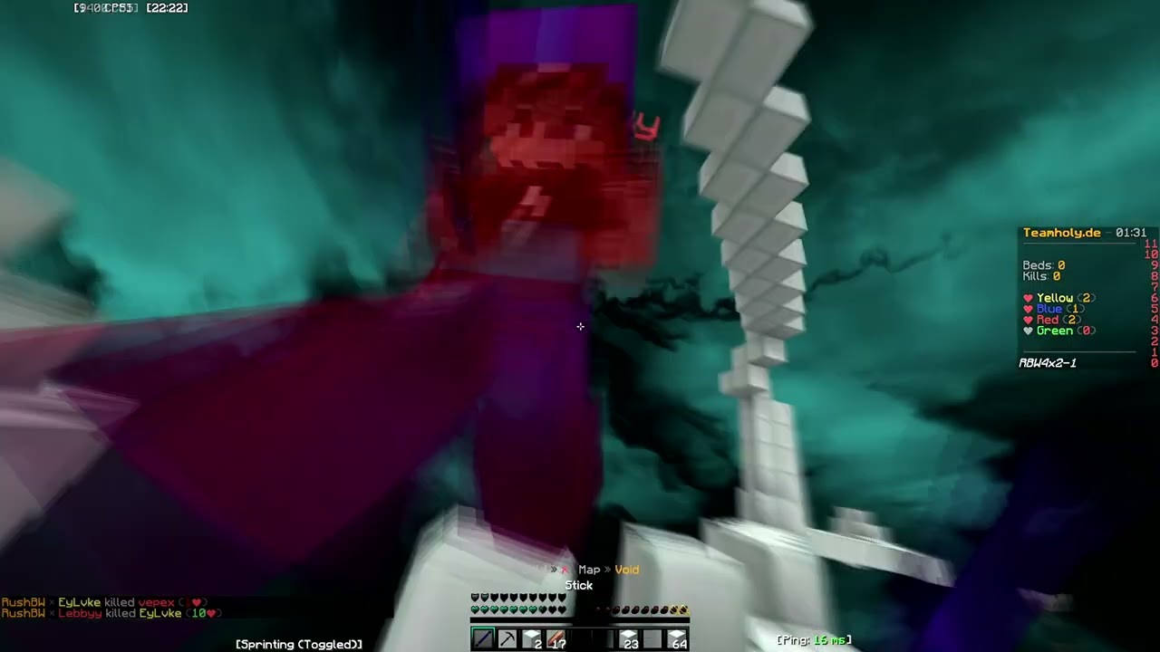 Bedwars 4x2 Commentary vs Lebby und Vepex | feat. EyLvke