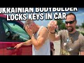 Ukrainian Bodybuilder Locks Keys in Car | Rescue Mission in Texas