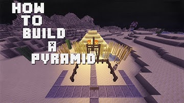 minecraft:Lets Build Something| Ep.4 How to build a Beautiful Storage Pyramid Interior+exterior