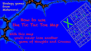 How to use the Tic Tac Toe Map. With this Map you