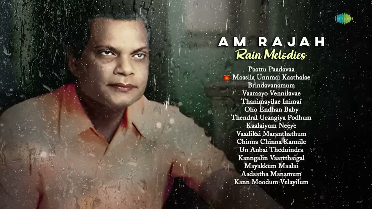 AM Rajah Rain Melodies - Special Jukebox | Paattu Paadavaa | Maasila Unnmai Kaathalae| Brindavanamum