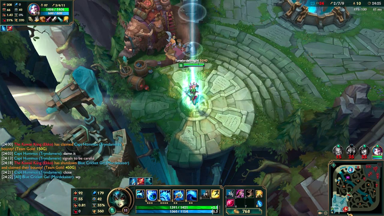 Nami vs Leona and Lucian