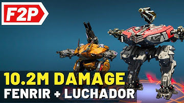 10.2 Million Damage using Free to Play Robots & Weapons in War Robots - WR F2P