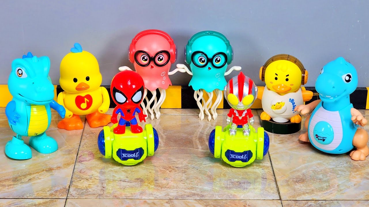 Main Robot Gurita, Robot Twist Jellyfish, Robot Bebek Joget, Robot Dinosaurus, Robot Superhero