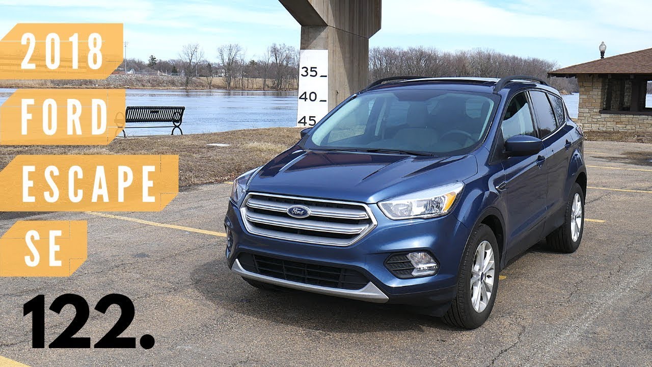 2018 Ford Escape SE // review, walk around, and test drive // 100