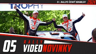51. Rallye Český Krumlov 2024 - 🎥⁣ VIDEONOVINKY 05 - průjezdy a rozhovory v cíli