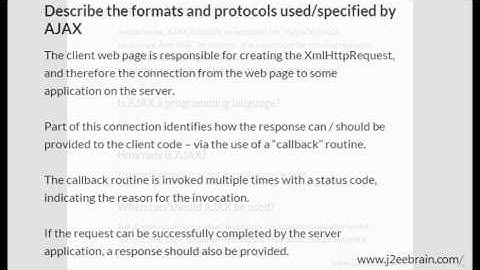 Ajax Interview Questions- 1