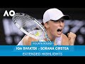 Iga Swiatek v Sorana Cirstea Extended Highlights (4R) | Australian Open 2022