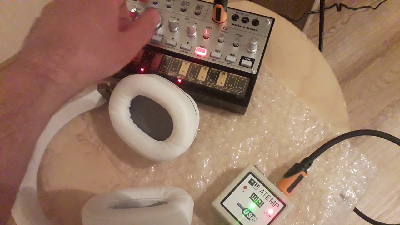 Atemp USB MIDI Interface + Volca Bass YouTube