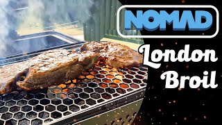 How to GRILL a LONDON BROIL over charcoal - NOMAD Grill review by Impossibly Kosher 362 views 5 months ago 5 minutes, 44 seconds