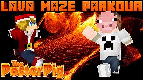 Minecraft: Lava Maze Parkour | Downloadable Minigame | W/ SpinningGamer