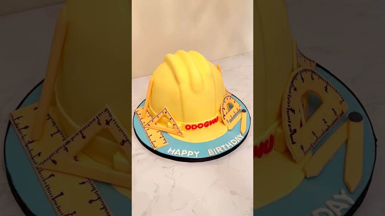 A beautiful birthday cake for an Engineer. 