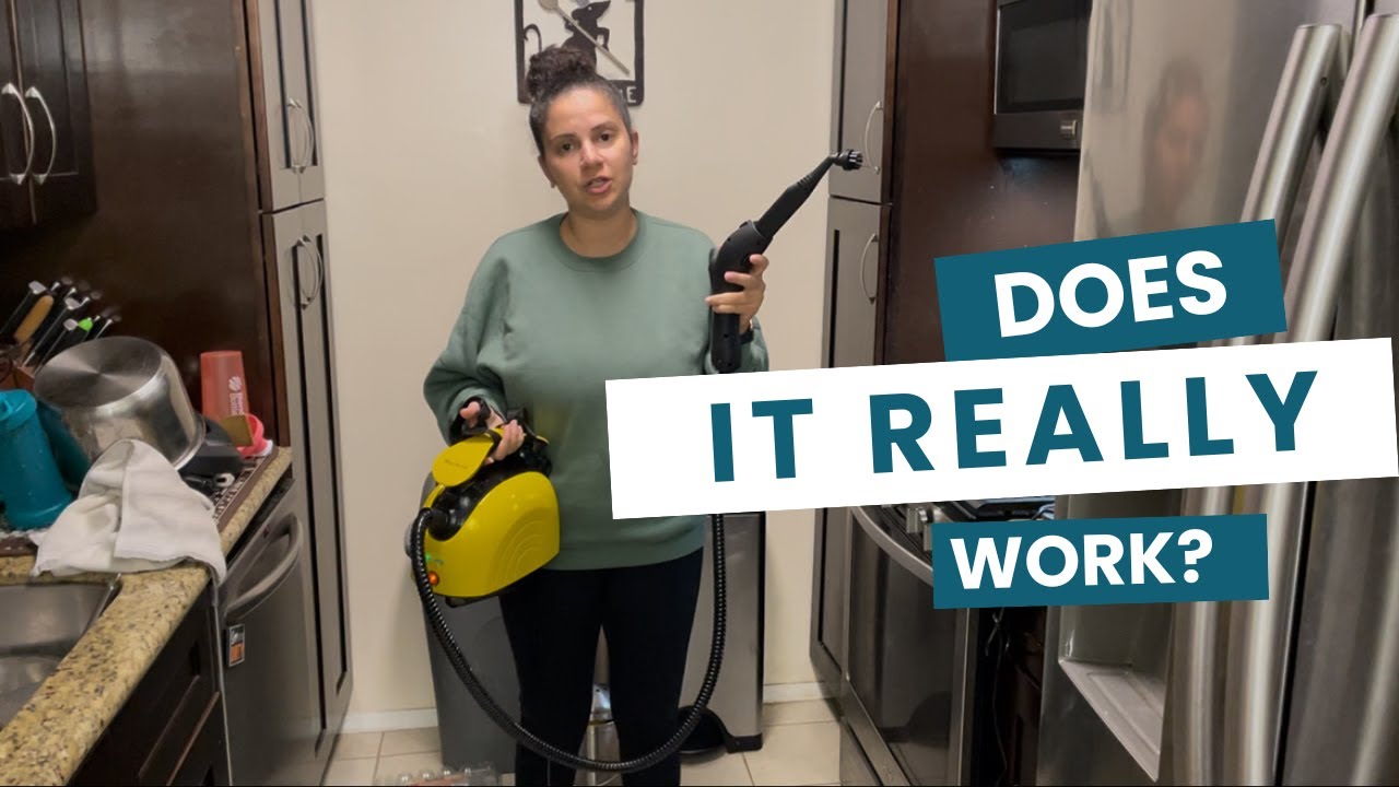 HONEST REVIEW Steam Cleaner on Grout!