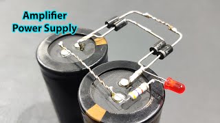 Power Supply For Professional Amplifier Circuit - Step By Step