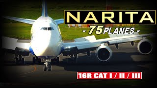 75連発 成田空港A滑走路からの離着陸 | 75 Planes Takeoffs & Landings at Narita Int'l Airport
