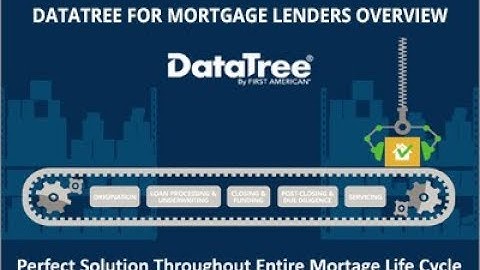 Mortgage Professionals Overview of First American DataTree