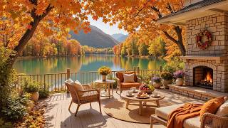 Cozy Autumn Day🍁 Soft Piano Music and Fire Sounds for Study, Sleep & Relax screenshot 3