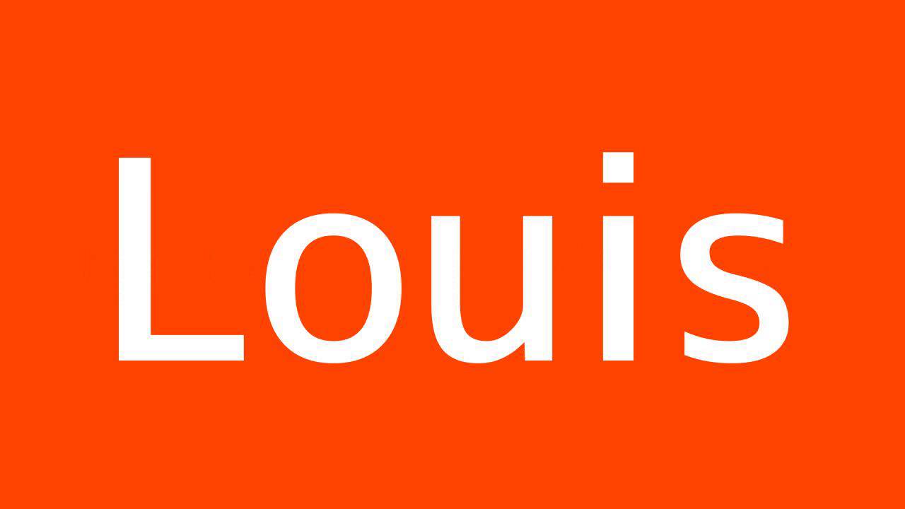 How to say Louis in Spanish - YouTube