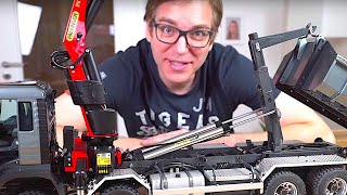 REVIEW of AMAZING RC TRUCK with hydraulic crane from SclaeART