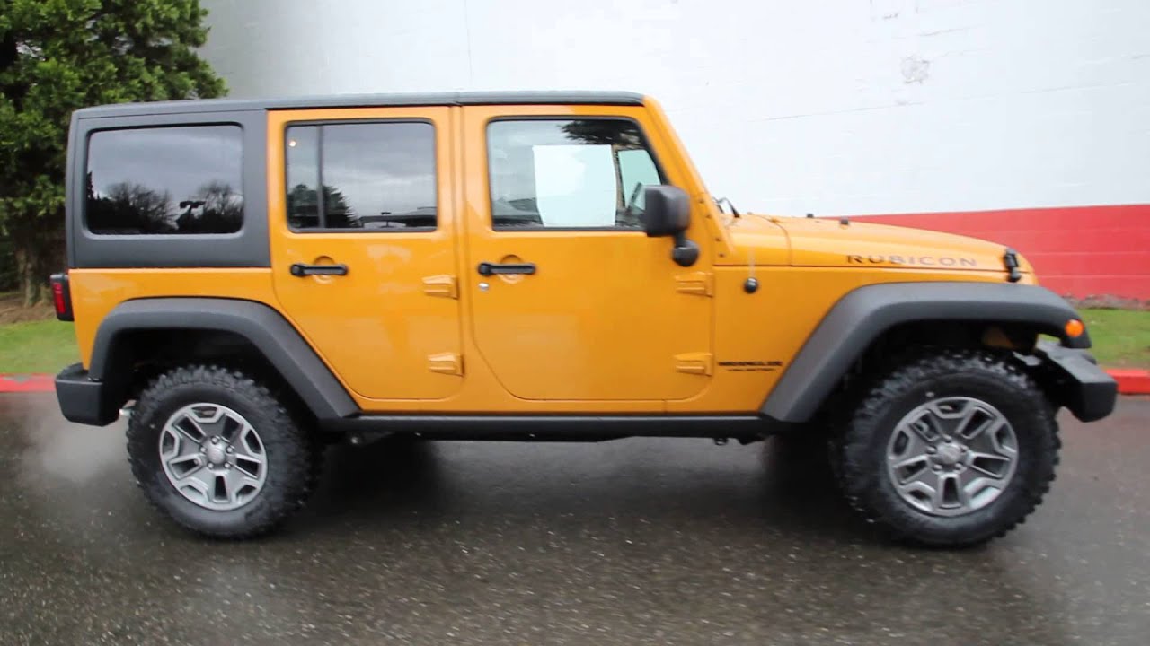 2014 Jeep Wrangler Unlimited Rubicon | Amp'd | EL234822 | Seattle |  Bellevue - YouTube
