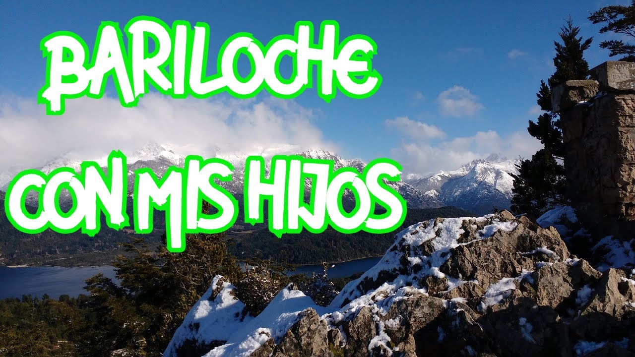 VACACIONES ⛄ de INVIERNO en BARILOCHE⛷ CON MIS HIJOS💑en AVION✈💗