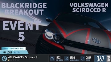 BLACKRIDGE BREAKOUT VOLKSWAGEN SCIROCCO R- Day 1 EVENT 5 | NFS:No Limits - Special Event