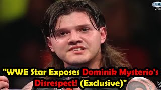 Top WWE Superstar says Dominik Mysterio was disrespectful  to her Exclusive