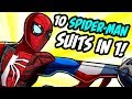 10 SPIDER-MAN SUITS IN 1 SPIDER-MAN DRAWING