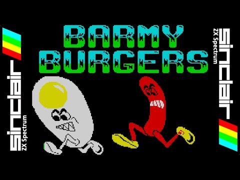 さむページ BARMY BURGERS -=Classic Gaming=- Walkthrough, ZX Spectrum