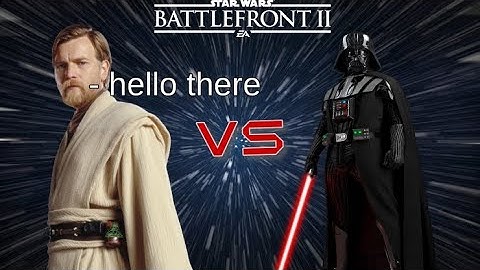 Obi-Wan vs Darth Vader (Hero Showdown) Intense duel #6 | Star Wars Battlefront 2