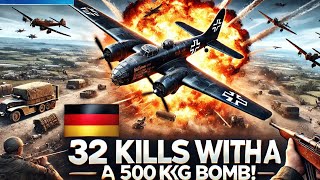 Enlisted MMO Stuka R-2  Multikill  32 Kills 500kg Bomb Playstation 5  lDoBrMaNl