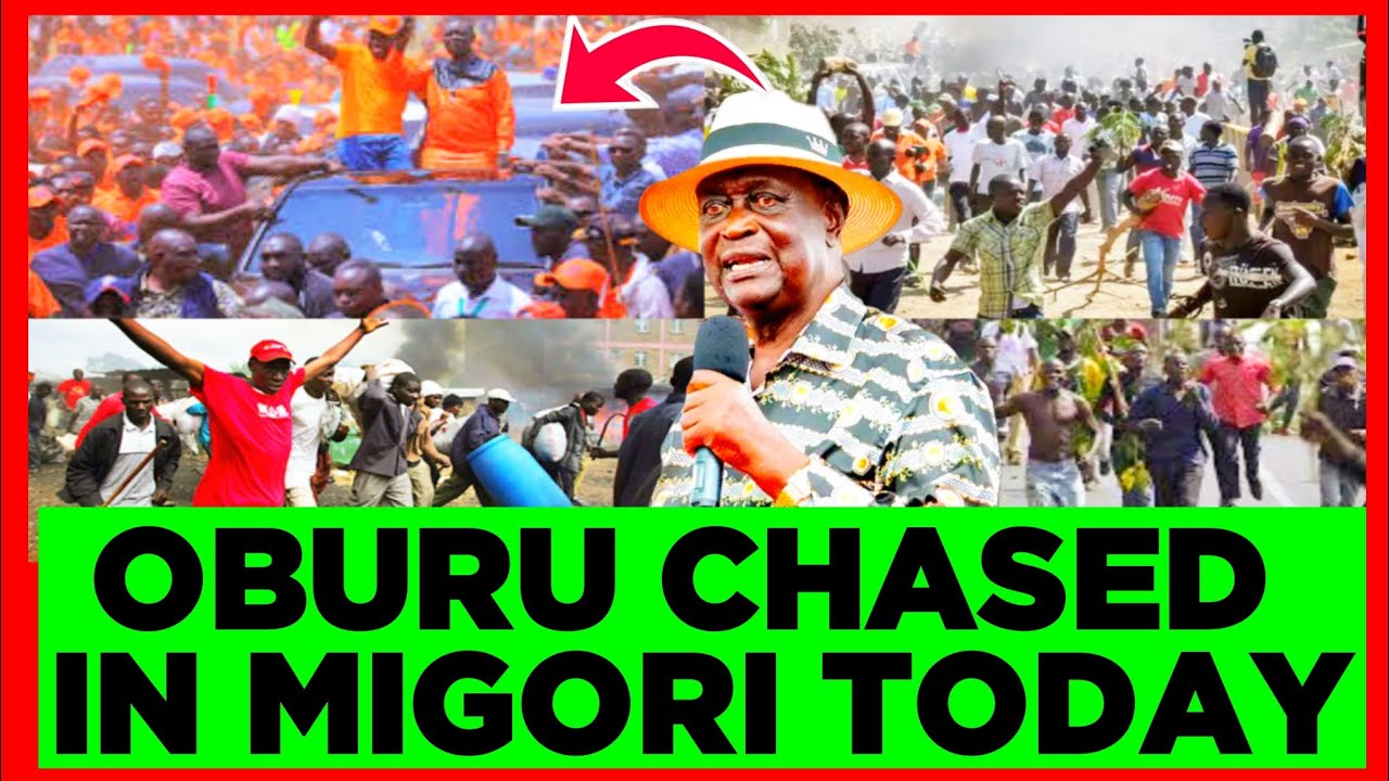 Uongo! Uongo! NO SIFUNA NO ODM! Oburu Chased & Rejected again in Migori for Supporting Ruto's govnt