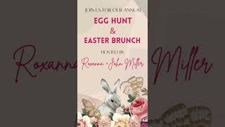 Editable Easter Egg Hunt Invitation template, Electronic Easter Brunch Invite Digital #easterideas Profile