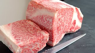 【至高の肉】とろける脂の最高に旨い黒毛和牛ロース肉を紹介するだけの動画