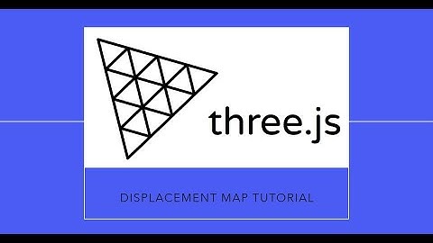 How to do Displacement Map in ThreeJS