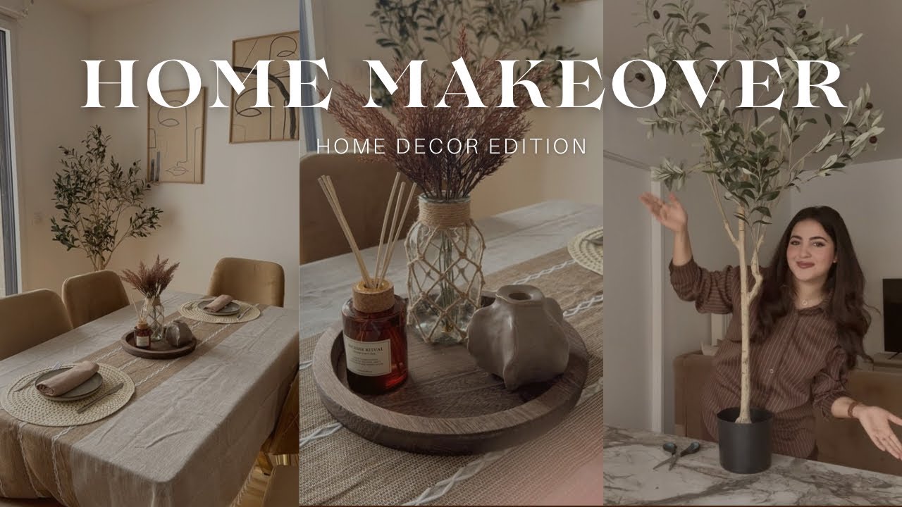 Home Makeover 🏠Dining Area Glow-Up ✨بدلت الديكور فالدار
